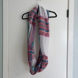 Colorful Patterned Infinity Scarf